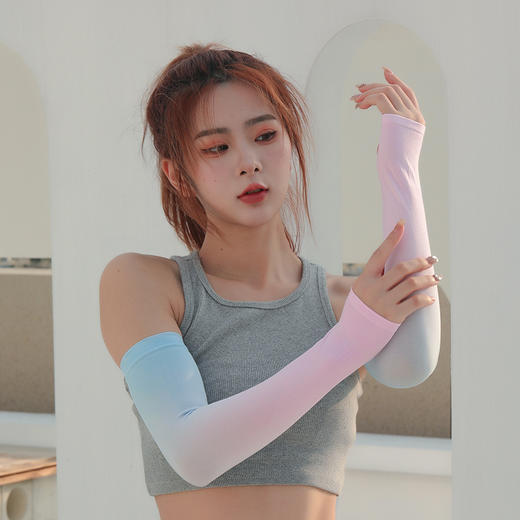 亲子款【19.9抢2双！驱蚊防晒冰袖】男女通用吸湿排汗隔热、高弹力不紧绷！冰镇清爽隔热手臂套袖成人，舒适透气防滑落，儿童防晒冰袖 商品图13