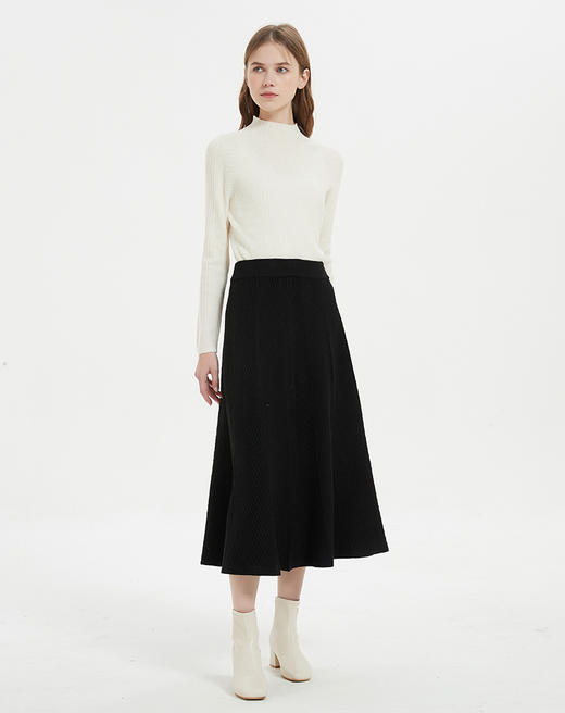 修身显瘦 | 超好版型斜纹针织春裙A字裙（适合春秋两季） 商品图4