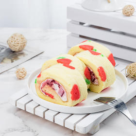 烤爱·主推款·蛋糕卷瑞士卷系列·草莓可爱小卷·草莓·下午茶 全国配送（偏远地区除外）