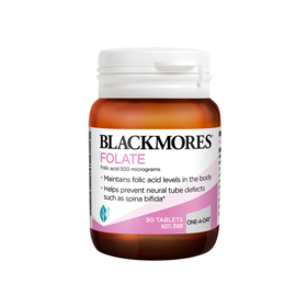 【跨境】Blackmores天然叶酸90粒