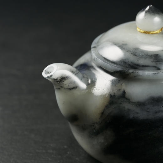 和田玉（青花）玉壶--圆棱壶（宋鸣放6642）179.55g 商品图8