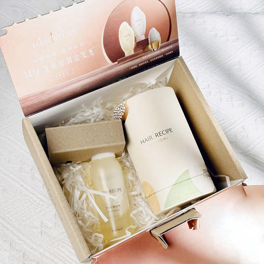 【清仓好价】发之食谱的护发精油套装（油53ml+洗发水70ml) 商品图2