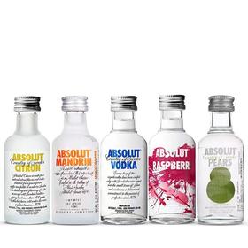 绝对伏特加酒办系列50ml 便利店收藏小酒办 原味/柑橘味/柠檬味/苹果梨味 010126/011519/010313-5/011245