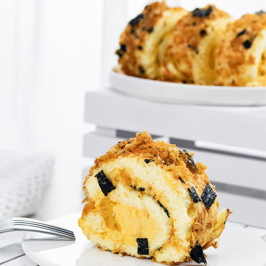 烤爱·主推款·蛋糕卷瑞士卷系列·低糖咸香咸蛋黄南瓜肉松卷·咸蛋黄南瓜肉松·下午茶 全国配送（偏远地区除外） 商品图1