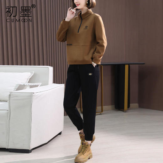 WYG-2377T微胖减龄小香风卫衣两件套 商品图7