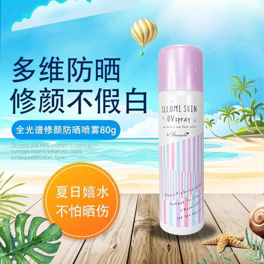 B1超市【产地日本】 娜丽丝小阳伞晶彩防晒喷雾80g【夏日优选】 商品图0