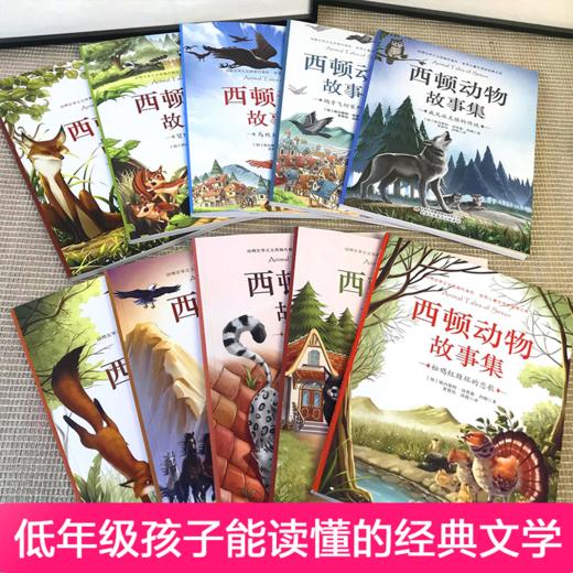 西顿动物故事集（全10卷 礼盒装彩图注音版）动物文学之父欧内斯特·汤普森·西顿代表作 世界儿童文学的经典之作 [7-10岁] 商品图2