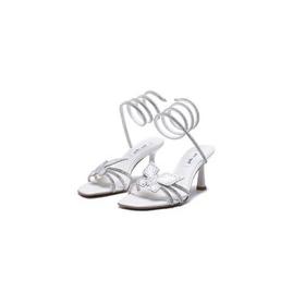 中跟闪钻蝴蝶凉鞋