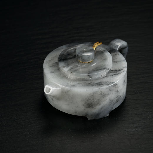 和田玉（青花）玉壶--周盘壶（宋鸣放6646）102.18g 商品图8