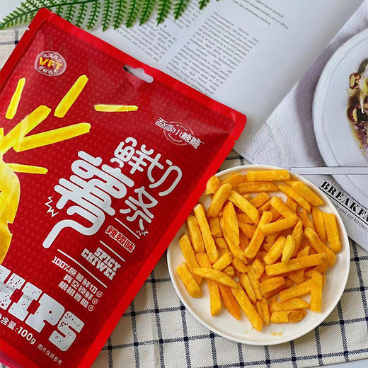 吾家小糖糖 鲜切薯条100g（辣翅味） 商品图0