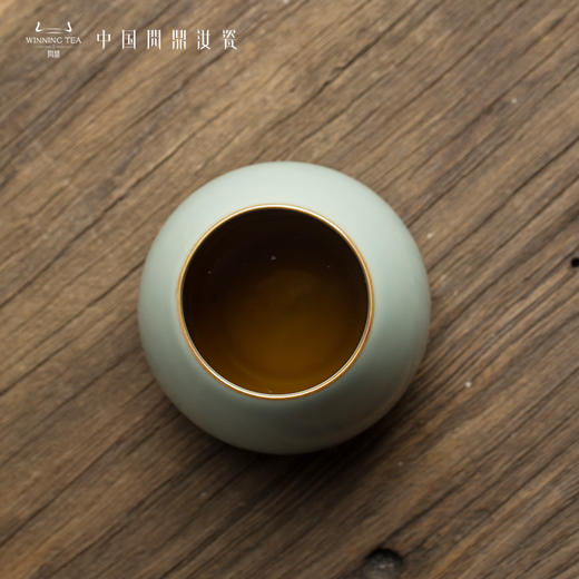 问鼎汝瓷鼎峰系列天青老款龙胆杯 商品图2