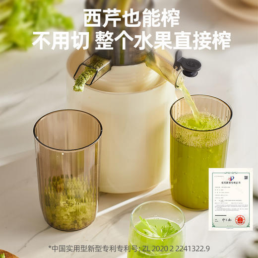 伯可福原汁机JU550 整颗鲜榨 97%纯汁率 慢压萃鲜 无虑网设计 整机易拆洗 商品图2
