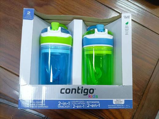 Contigo 运动水壶（2个/套)（绿蓝）   607869236047 商品图0