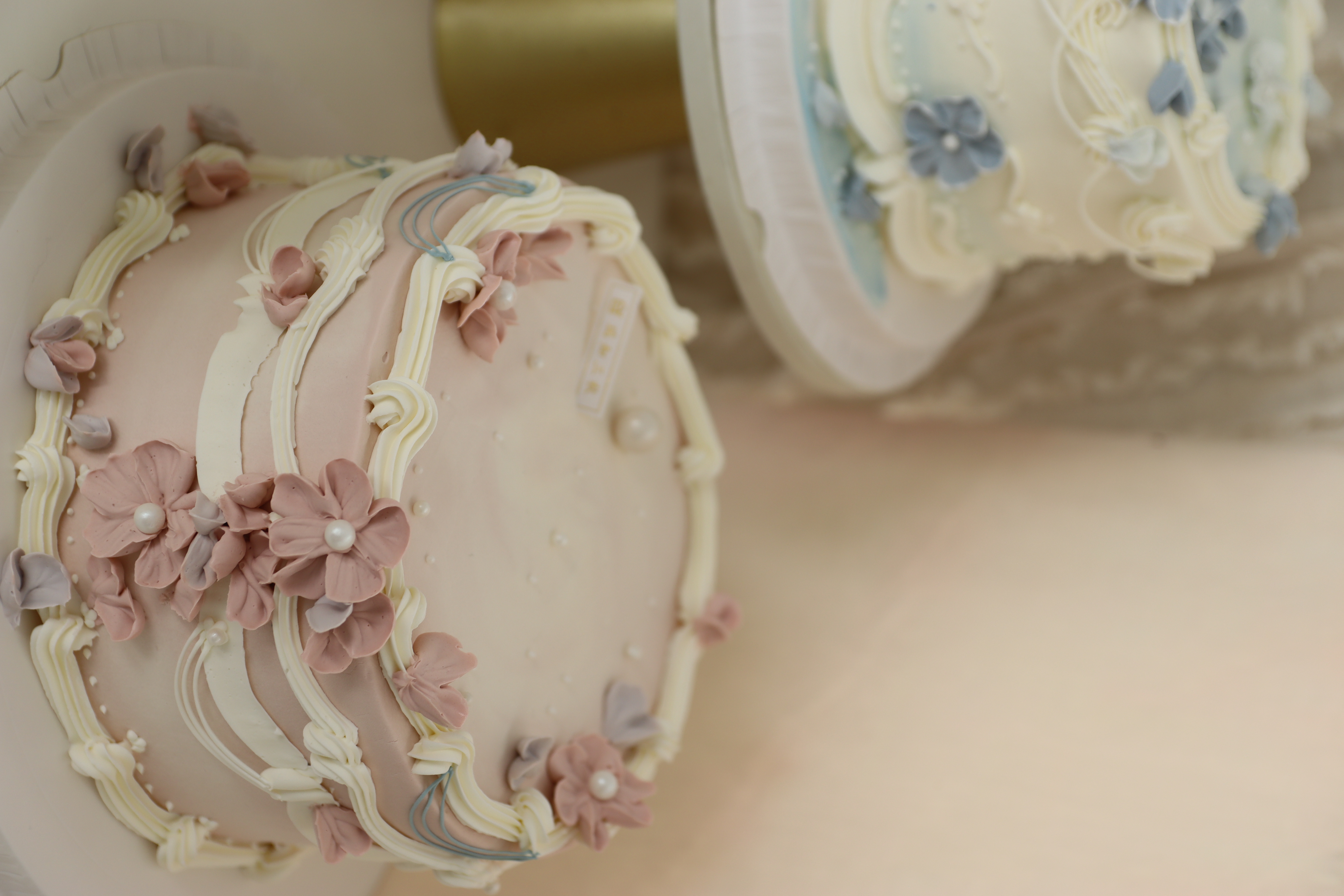 裱花-复古花边（粉）