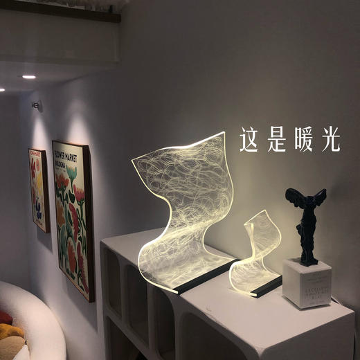 ins风创意台灯氛围感灯卧室装饰温馨高颜值床头灯小夜灯宿舍拍照 商品图3