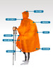 三峰出 轻至223克 三合一 可盖背包雨衣 商品缩略图2