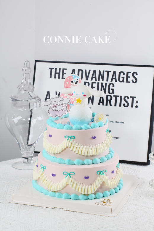 【1453】复古蓝粉撞色玉桂狗 商品图1