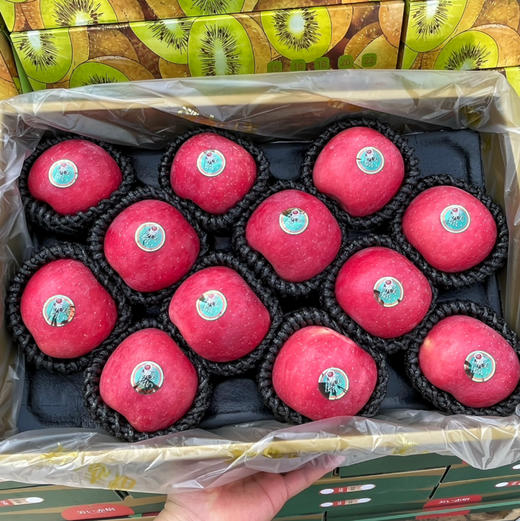 【红苹果】红富士 苹果，高颜值，全红苹果，冷藏后食用更酥脆！ 商品图5
