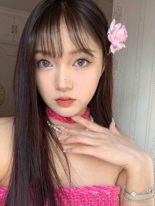 【月抛】梦幻紫 summerbaby  | 大直径14.5mm 着色14.1mm 有挡瞳风险，介意慎拍，紫色美瞳 商品图5