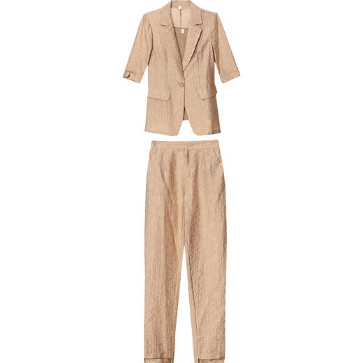 春夏新款，职业女装小脚裤+吊带衫+西装外套女装三件套QYM-YM-A2232-Y 商品图4