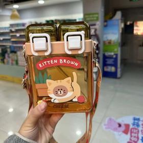 曙曦LINE FRIENDS Kitten Brown系列双饮杯-CHEESEFU-23-4130LF