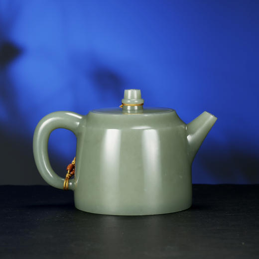 和田玉（青玉）玉壶---汉铎壶（宋鸣放6674）315.22g 商品图3