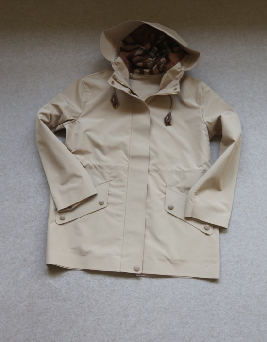 开春 嘚嘚以嘚嘚 哈！女段 粑家的 双面复合压胶 连帽中长款 风衣 外套