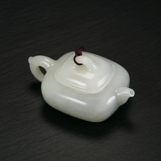 和田玉（青花）玉壶---四脚方壶（宋鸣放6656）157.65g 商品图3