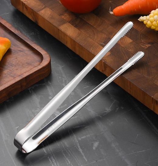 19cm/24cm/29cm 不锈钢韩式烤肉夹 韩式石板烤肉夹 家用牛排料理夹子 商品图1