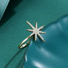 子佩集S925银【星光】戒指【J02820】镀金2303