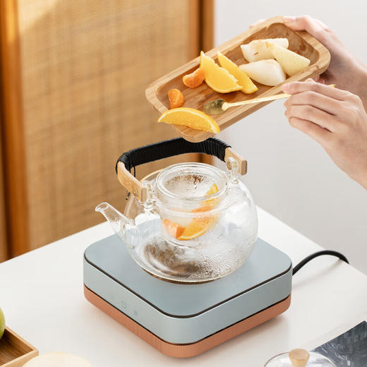 友茗堂 幻影电陶炉 茶炉家用低噪多功能煮茶器1300W烧水迷你电陶炉 商品图2