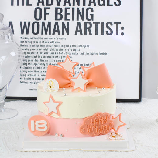 【1452】橘粉色蝴蝶结 商品图0