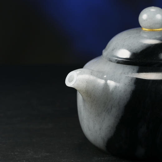 和田玉（青花）玉壶--宫廷壶（宋鸣放）388.07G 商品图8