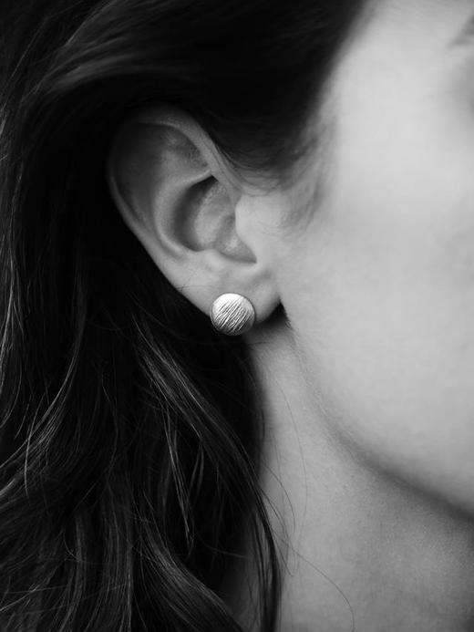 AWU｜F6 - Fall Round Earrings [ 秋 圆叶 耳钉 ] 商品图0