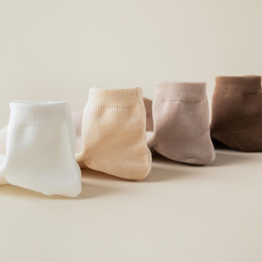 老米优品 / 4双一组。muji工厂❤专G同步在售《女士纯色船袜》原厂直供，会回购一万次的袜子，一穿就上瘾！ 商品图0