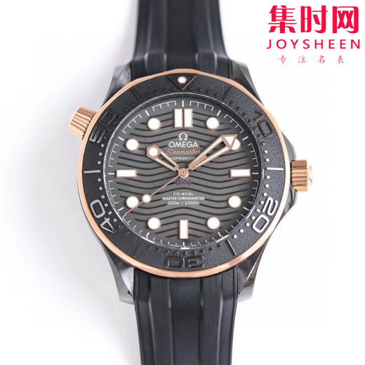 墨黑海马 桀骜登场 欧米茄OR新品海马300系列 陶瓷海马 男士机械腕表 商品图0