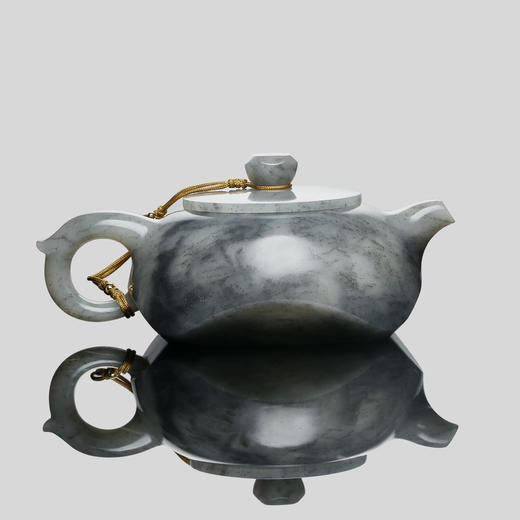 和田玉（青花）玉壶--方旋壶（宋鸣放6657）213.71g 商品图7