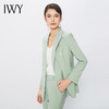 IWY/高端春夏浅绿色西装外套设计感双排扣西装上班职业套装CP0113 商品缩略图3