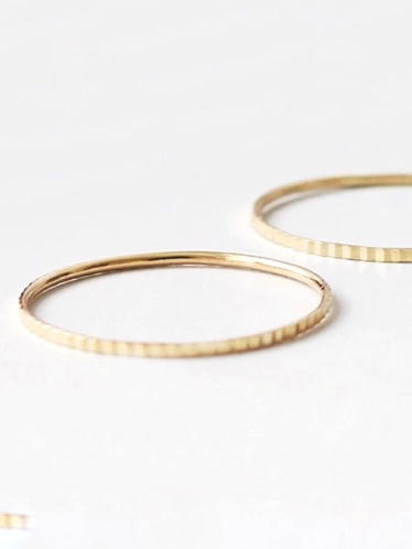 AWU｜R1 - Ray Vertical Ring【 光 】 [  竖刻面 戒指 14K金 ] 商品图2