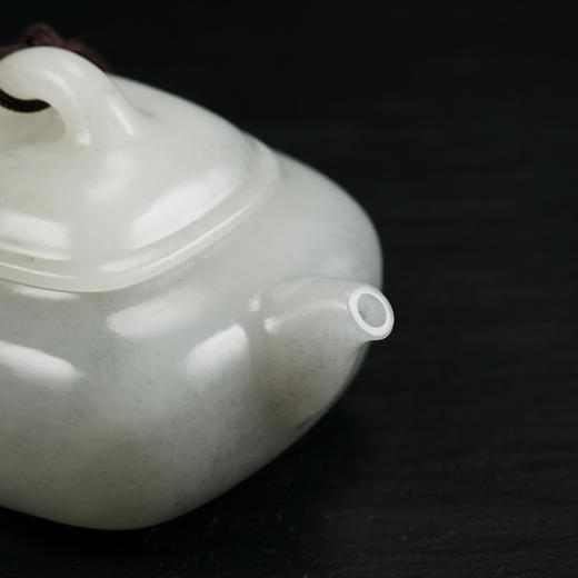 和田玉（青花）玉壶---四脚方壶（宋鸣放6656）157.65g 商品图4