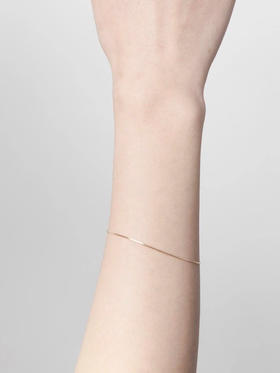 AWU｜R4 - Ray snake chain Bracelet [光 手链 14K金]