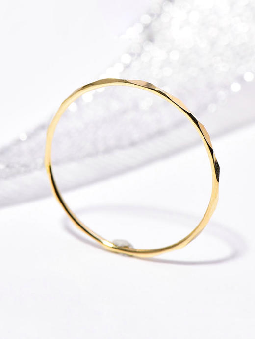 AWU｜R2 - Ray Oblique Ring【 光 】[  斜切面 戒指 14K金 ] 商品图0