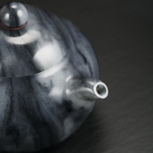 和田玉（青花）玉壶--圆榕壶（宋鸣放）373.43G 商品图7