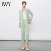 IWY/高端春夏浅绿色西装外套设计感双排扣西装上班职业套装CP0113 商品缩略图2