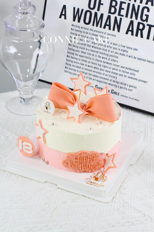 【1452】橘粉色蝴蝶结 商品图3