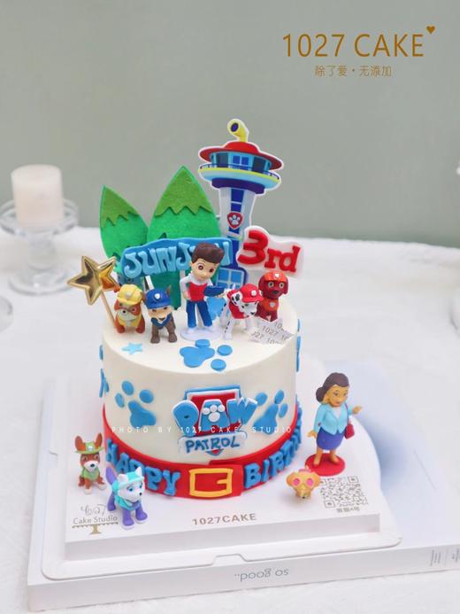 1027CAKE |汪汪队 狗狗主题蛋糕 翻糖 商品图1