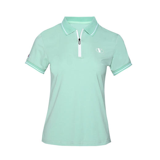 SP-106-908polo衫短袖t恤女休闲夏季衬衫2023新款带领显瘦中年妈妈翻领上衣 商品图4