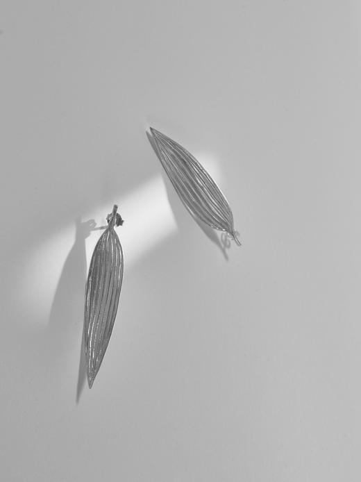 AWU｜BB1 - Bamboo Earrings Leaf LG [ 竹 大叶 耳环 ] 商品图4