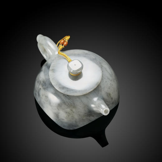 和田玉（青花）玉壶--方旋壶（宋鸣放6657）213.71g 商品图6