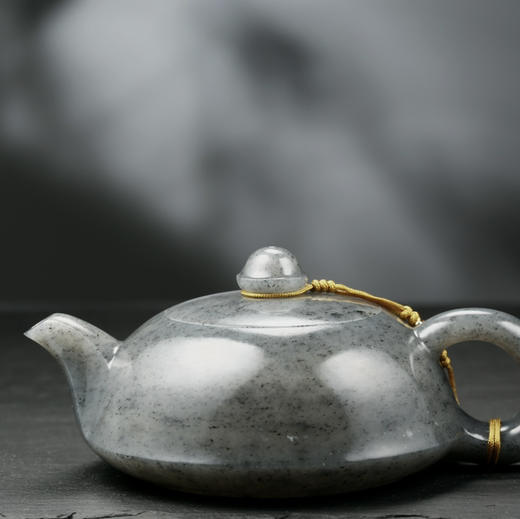 和田玉（青花）玉壶--飞碟壶（宋鸣放6651）179.01g 商品图7